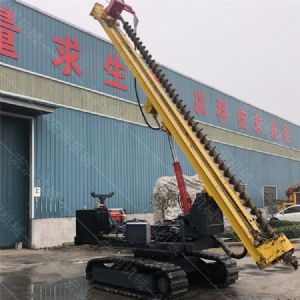 直銷光伏履帶鉆孔機，螺旋光伏鉆孔機